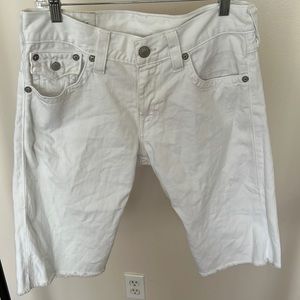 Mens White Shorts